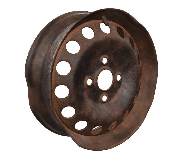 Rusted Wheel Rim