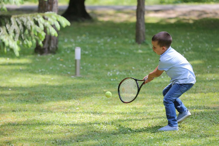 sports sport activity kid kids child tennis ball paddle racket amateur
