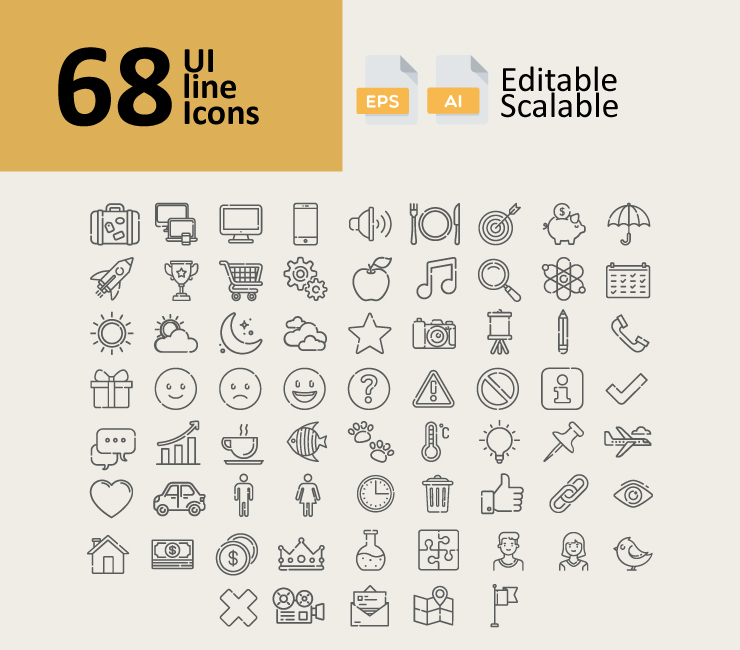 UI Line Icons