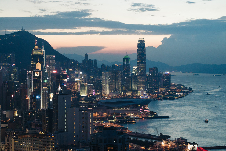 Hong Kong Skyline View