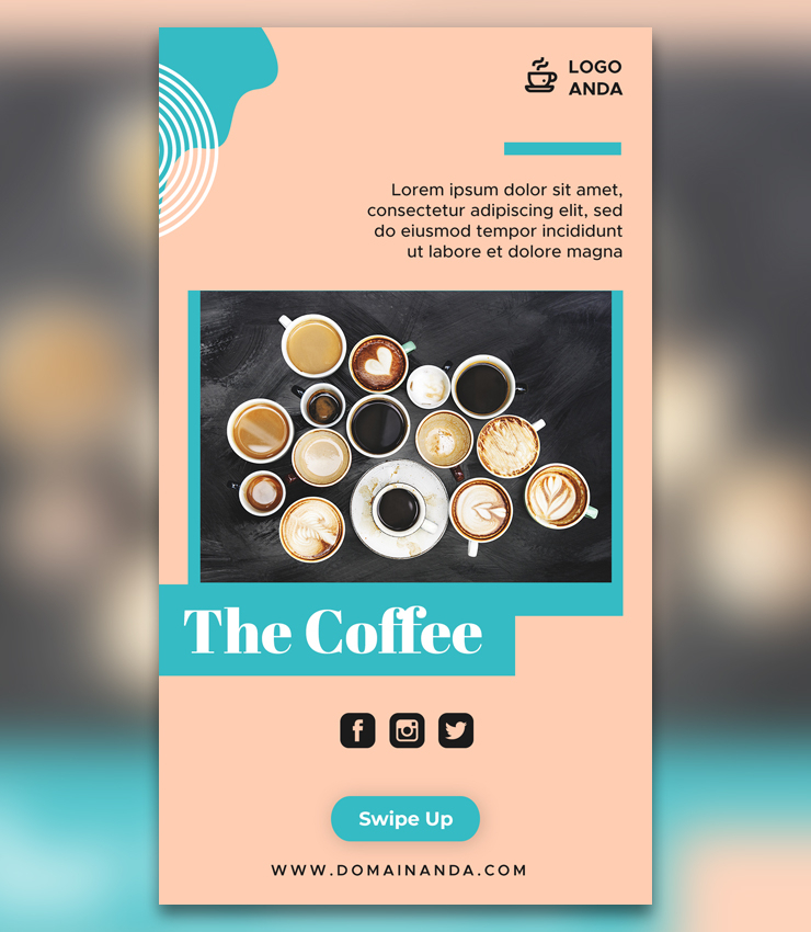 Coffee Cafe Story Banner