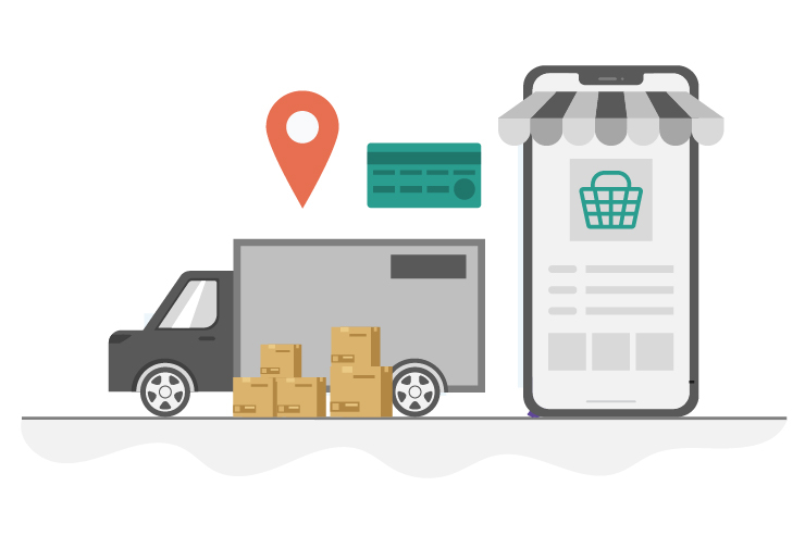 Ecommerce Delivery Truck