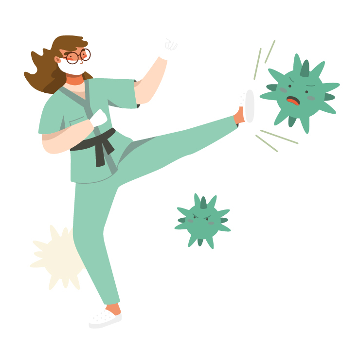 Fight Virus Nurse