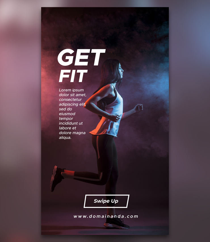 Fit Gym Story Banner