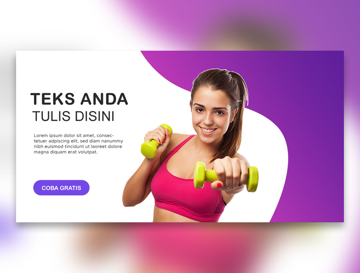 Fitness Web Banner