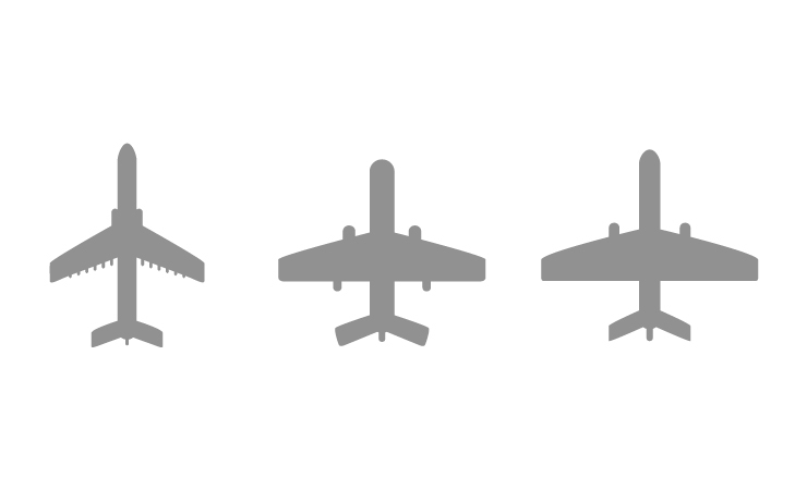 Flight Airplane silhouette