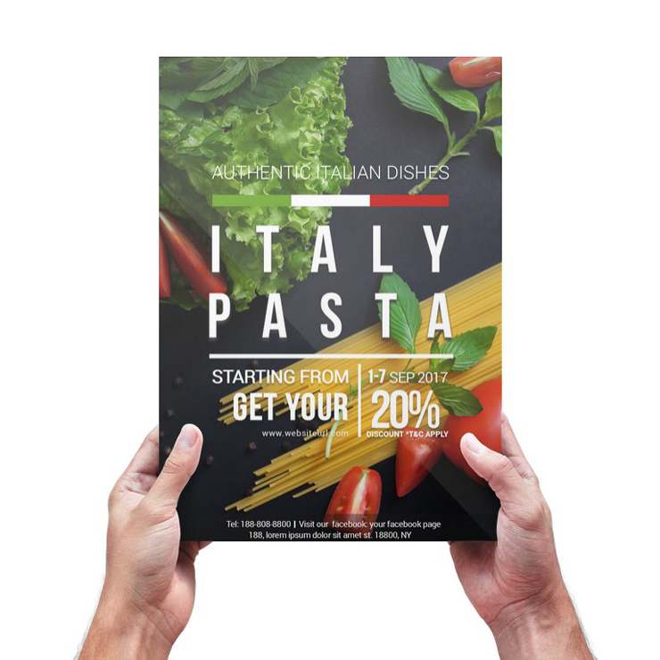 Italian Restaurant Flyer Template