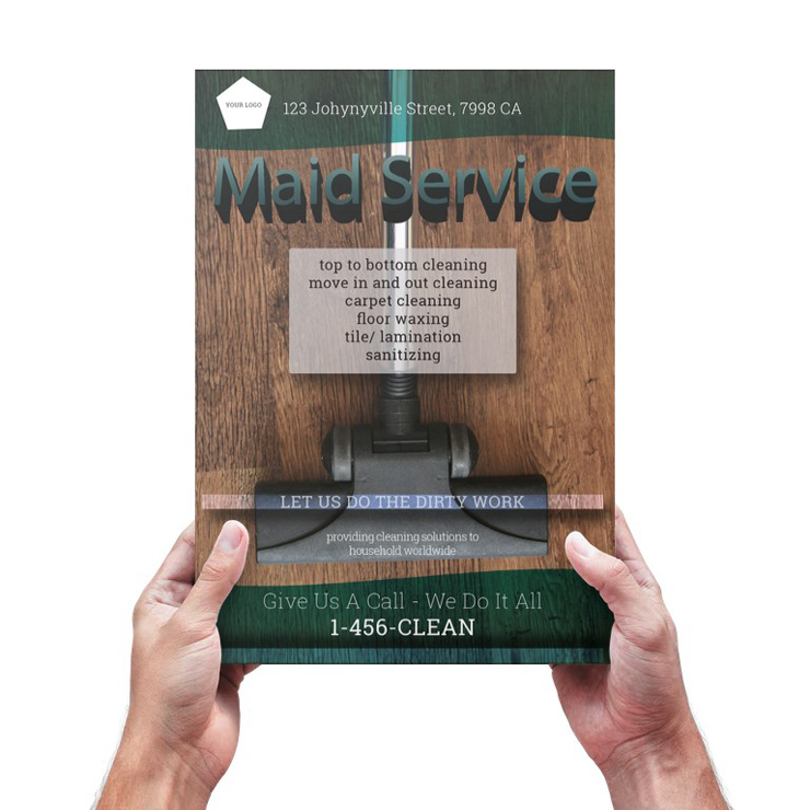Maid Service Flyer Template