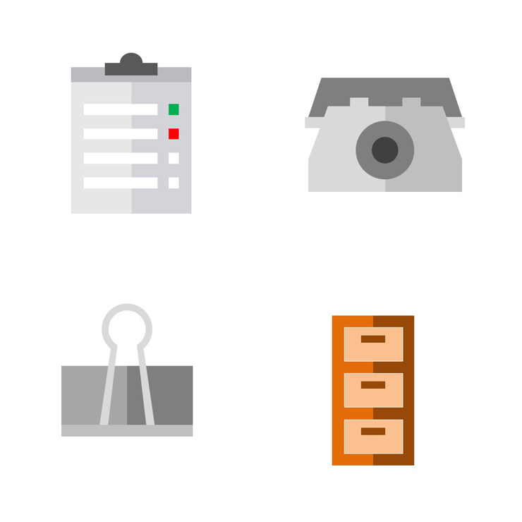 Office Supply Icons Pack