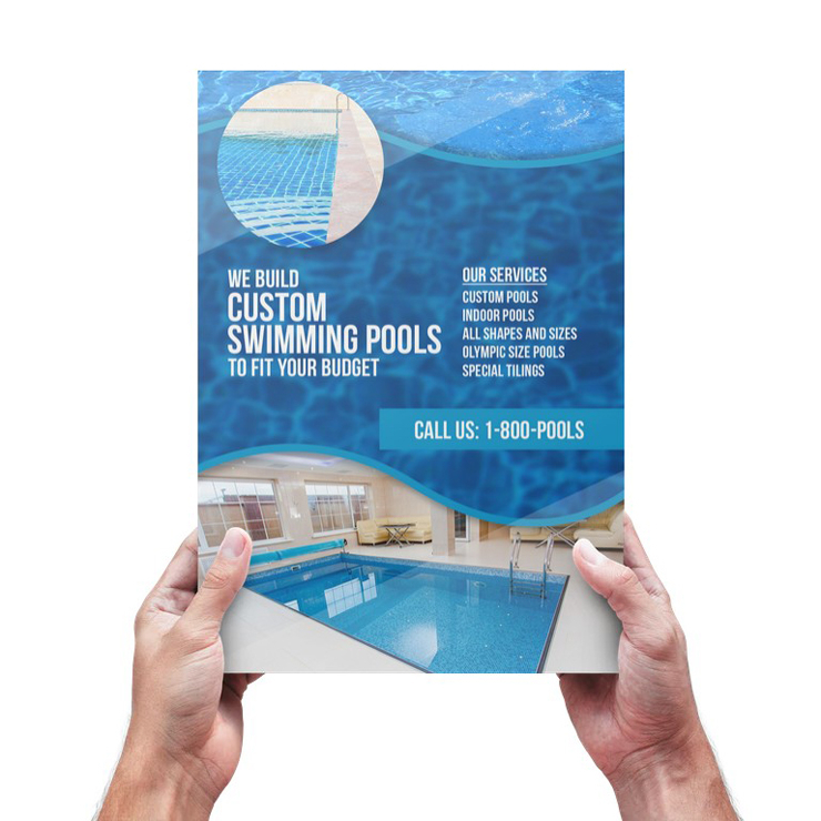 Pool Builders Flyer Template