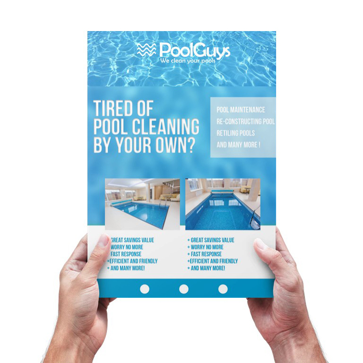 Pool Cleaner Flyer Template