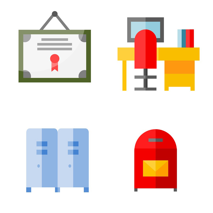 Post Office Icons Pack