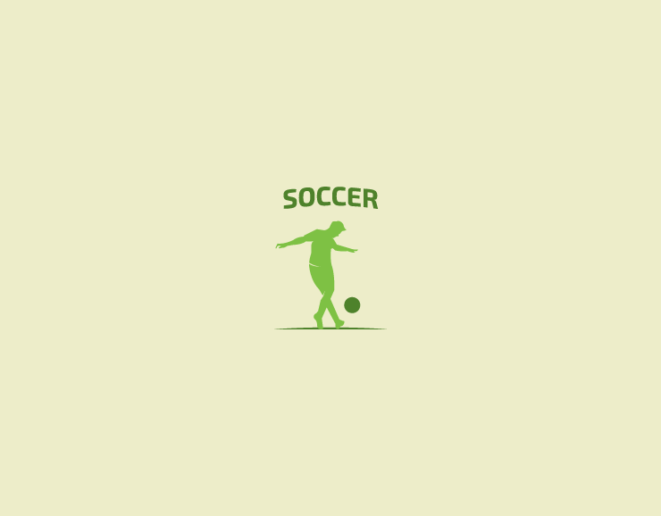 Socccer Player Logo