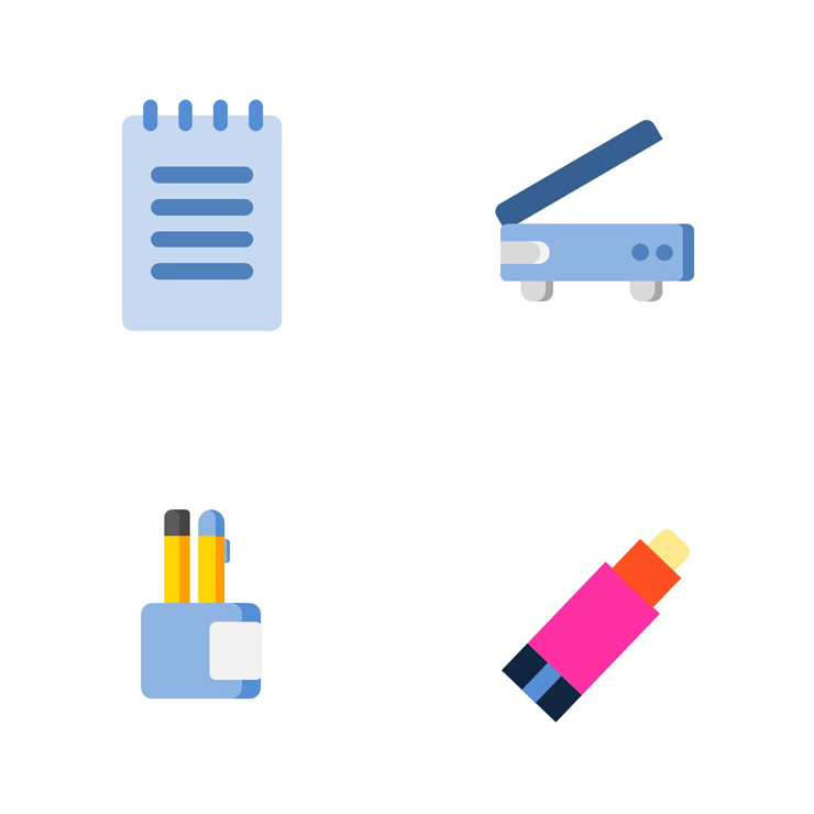 Stationery Icons Pack