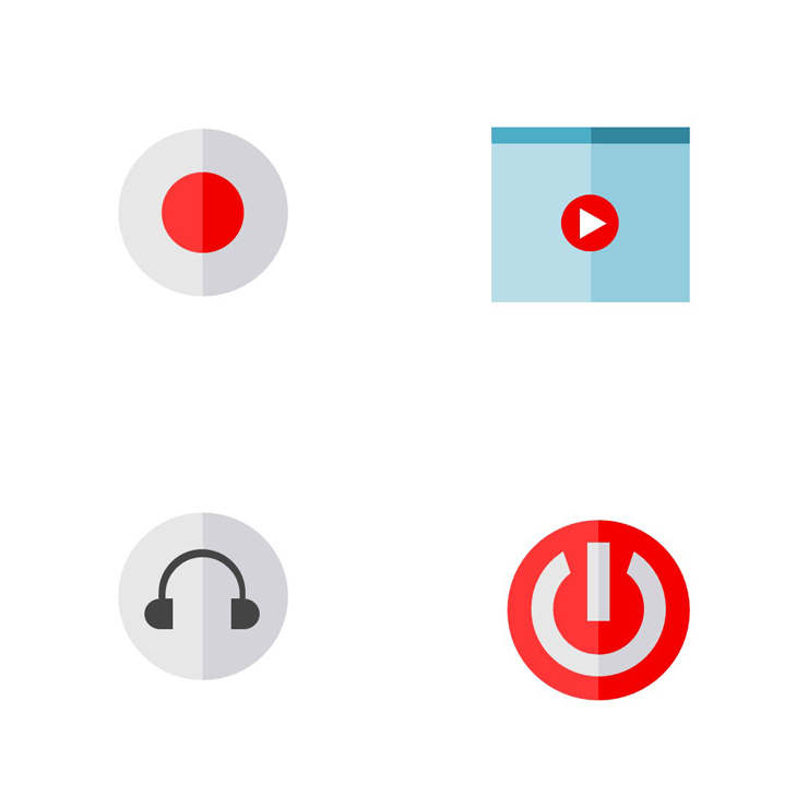 Video Player Icons Pack