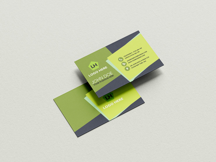 olive professional corporate business card