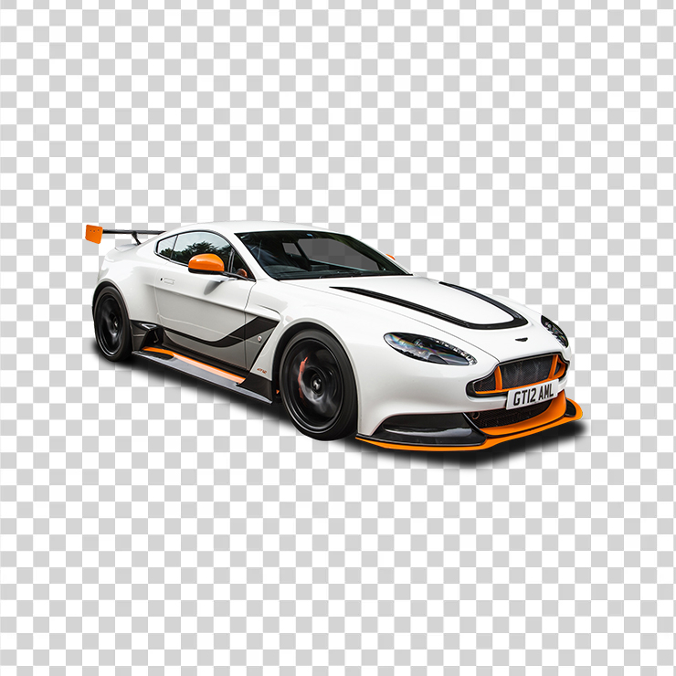 Aston Martin Vantage White Car