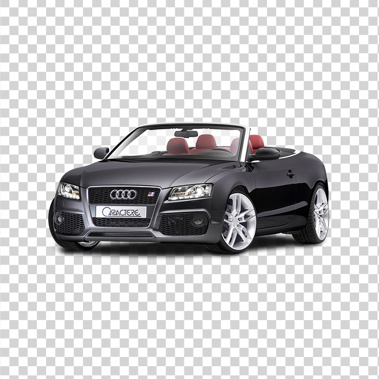 Audi A Cabrio Black Car
