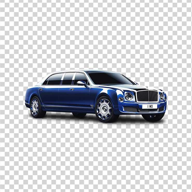 Bentley Mulsanne Grand Limousine Blue Car