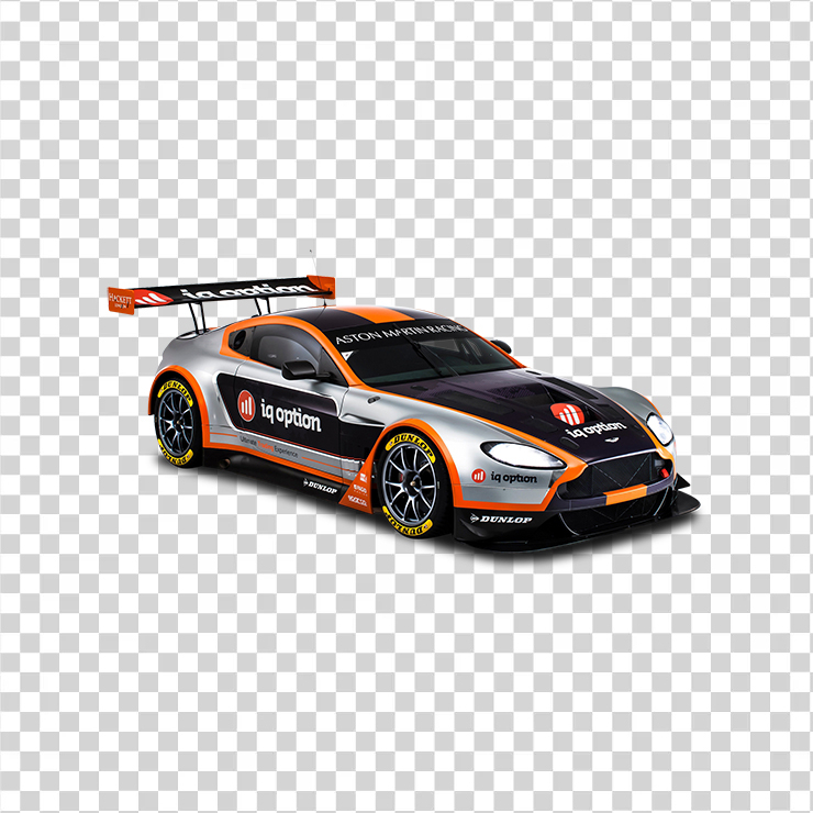 Black Aston Martin Racing Car