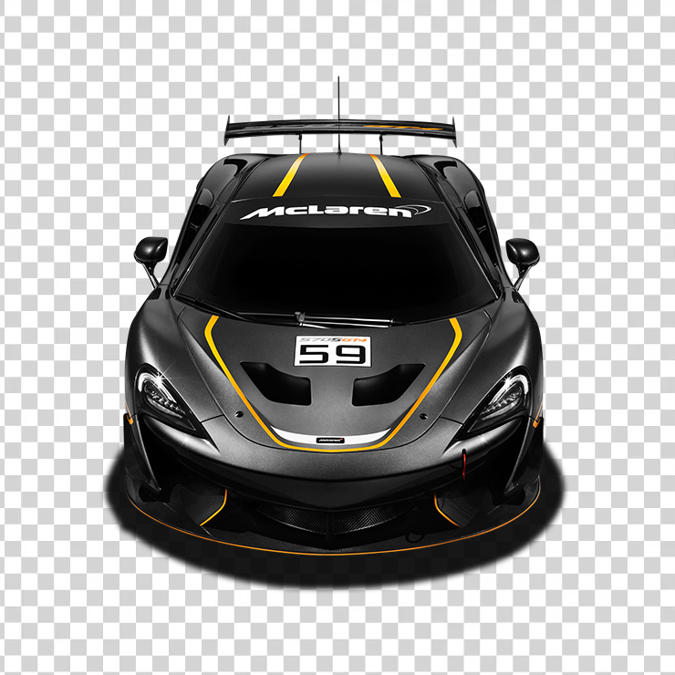Black Mclaren S Gt Race Car