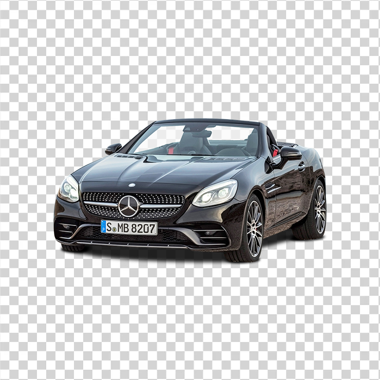 Black Mercedes Amg Slc car