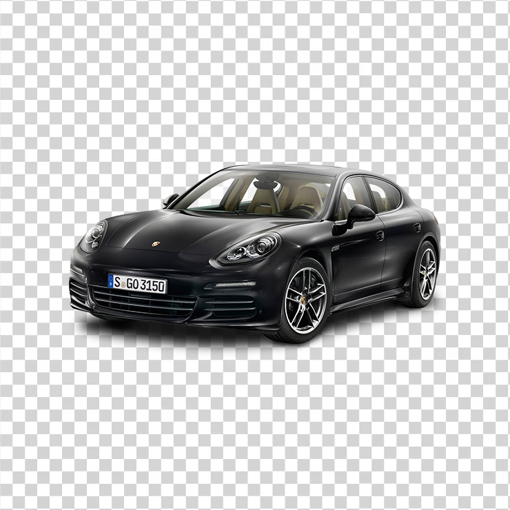 Black Porsche Panamera Car