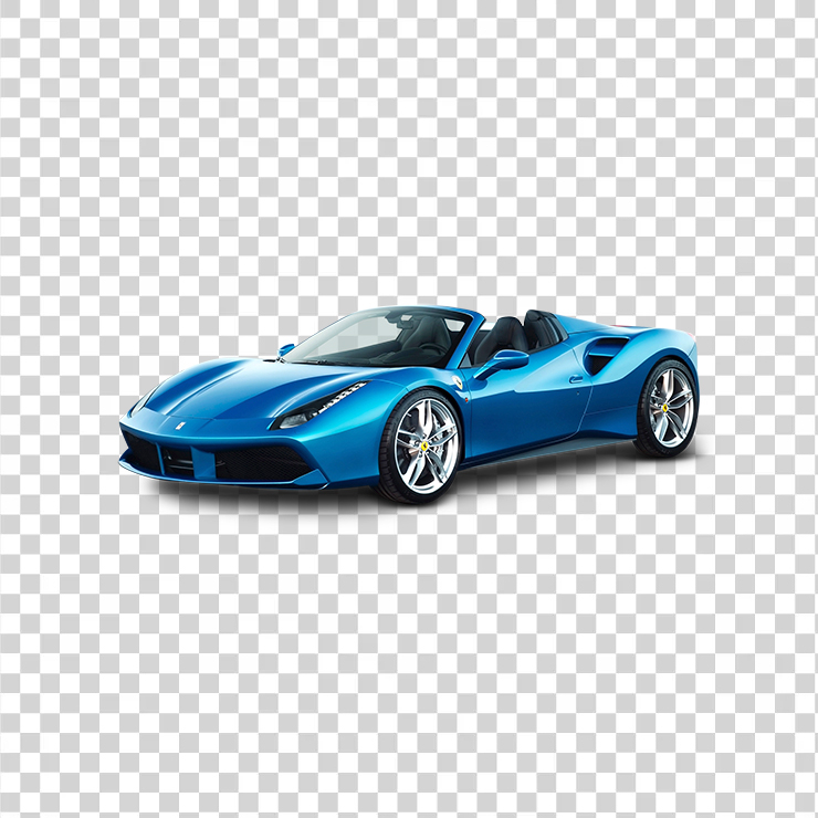 Blue Ferrarispider Car