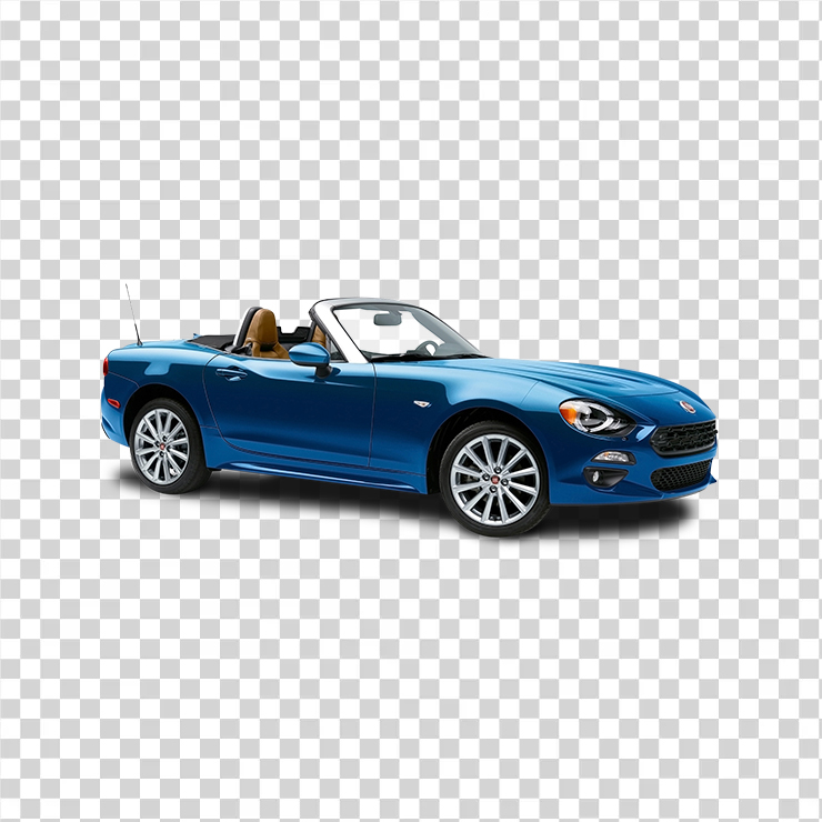 Blue Fiatspider Car