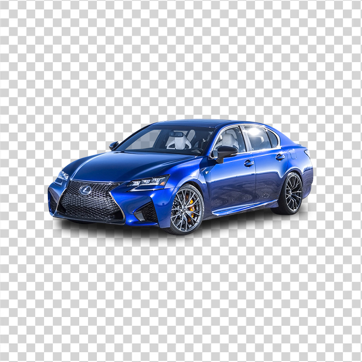 
									Blue Lexus Gs F Car