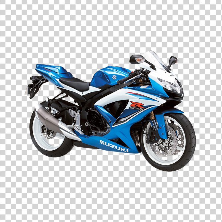 Blue Suzuki Gsx R Motorcycle Bike