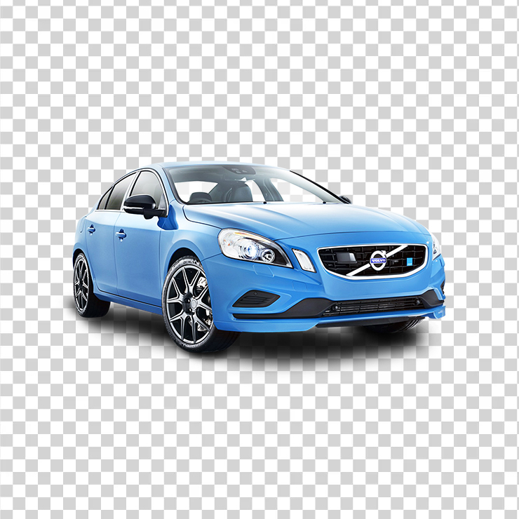 
									Blue Volvo S Polestar Car