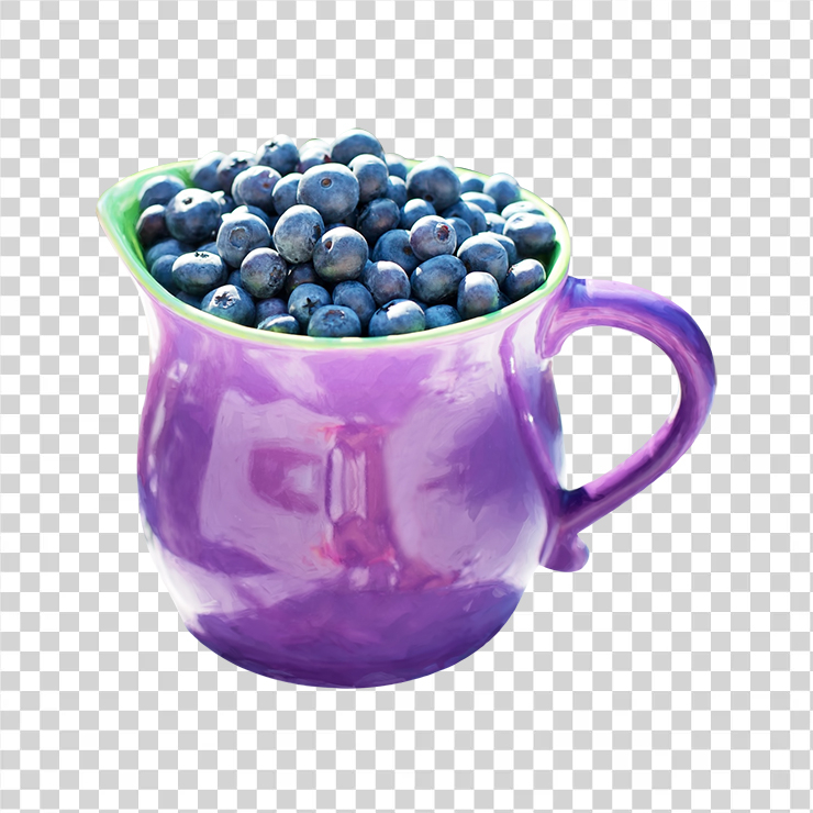 Blueberries In Jug