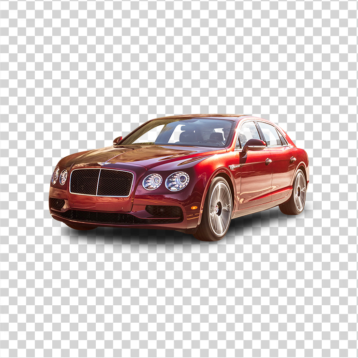 Cherry Red Bentley Flying Spur V S Car