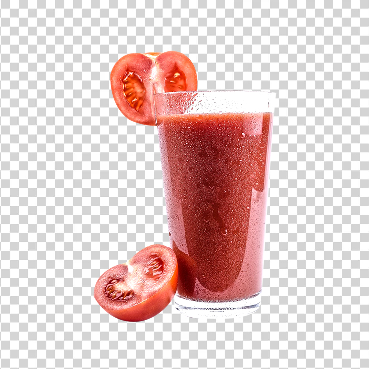 Fresh tomato and tomato juice