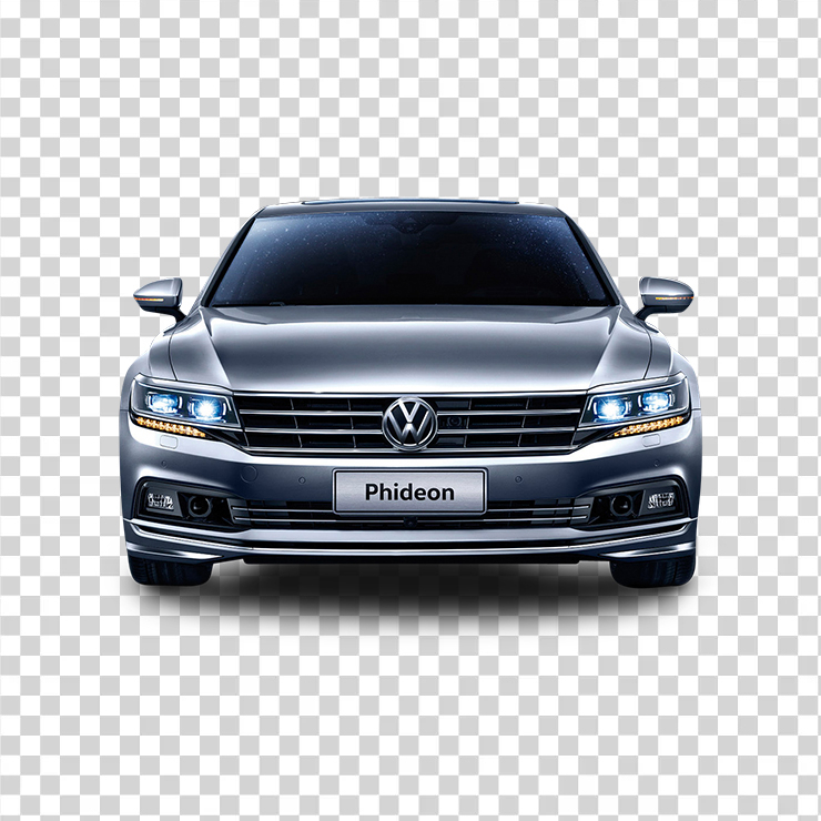 Gray Volkswagen Phideon Front View Car