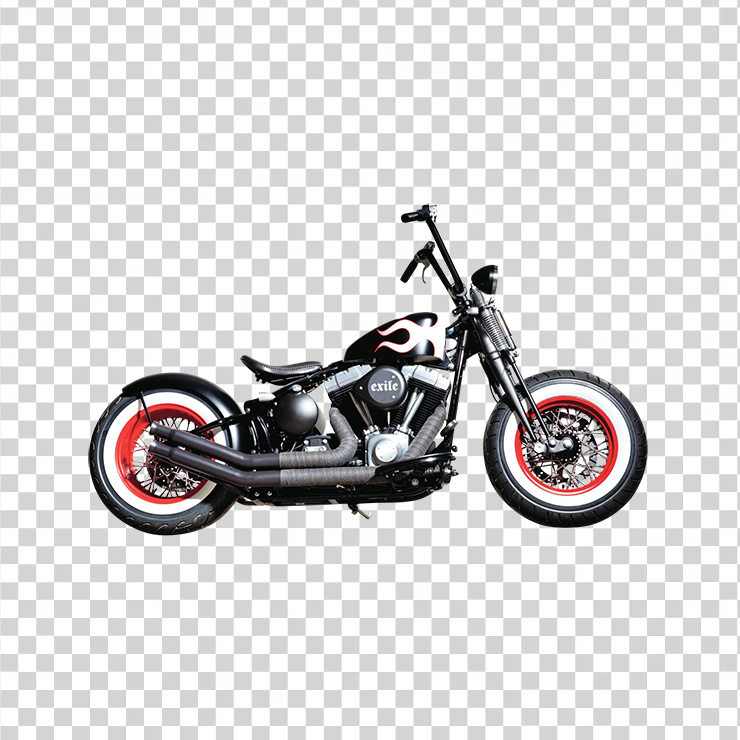 Harley Davidson Black Motorcycle Bike