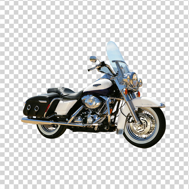Harley Davidson Motorcycle Bike Side View