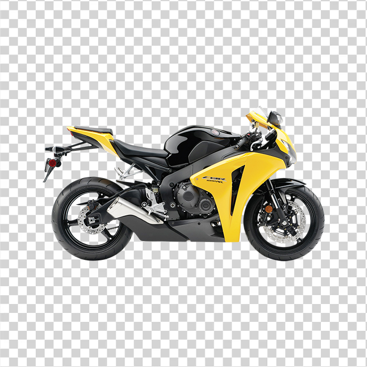 Honda Cbr Rr Yellow Motorcycle Bike