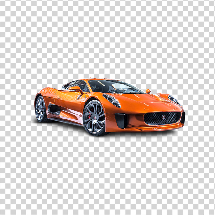 Jaguar C X James Bond Orange Car