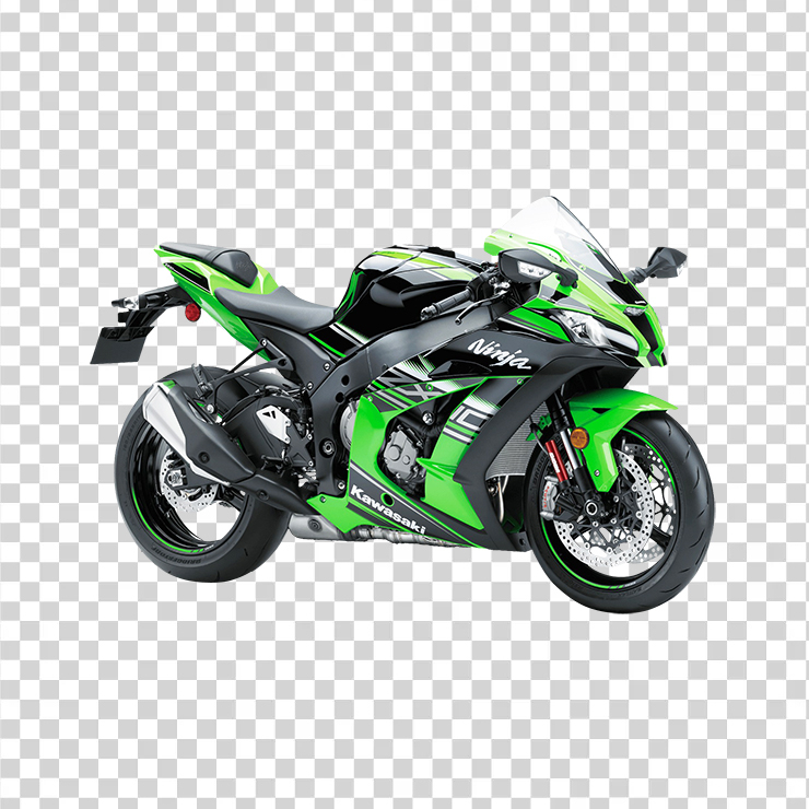 Kawasaki Ninja Green Motorcycle Bike
