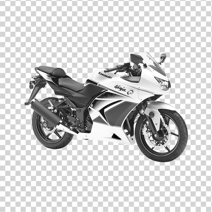 Kawasaki Ninja R White Motorcycle Bike