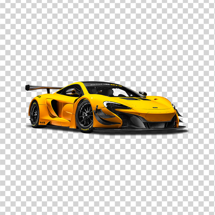 Mclaren S Gt Yellow Race Car