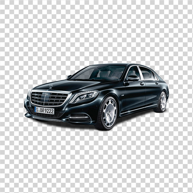 Mercedes Maybach S Black Car