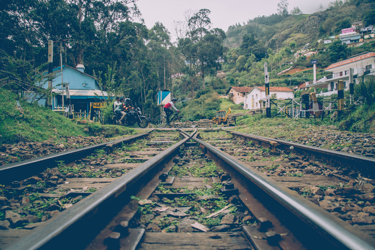 People Crossing the Railway