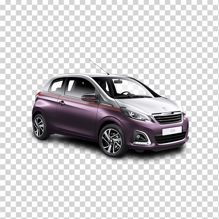 Peugeot purple Car