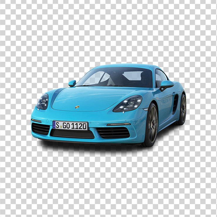 Porschecayman S Blue Car