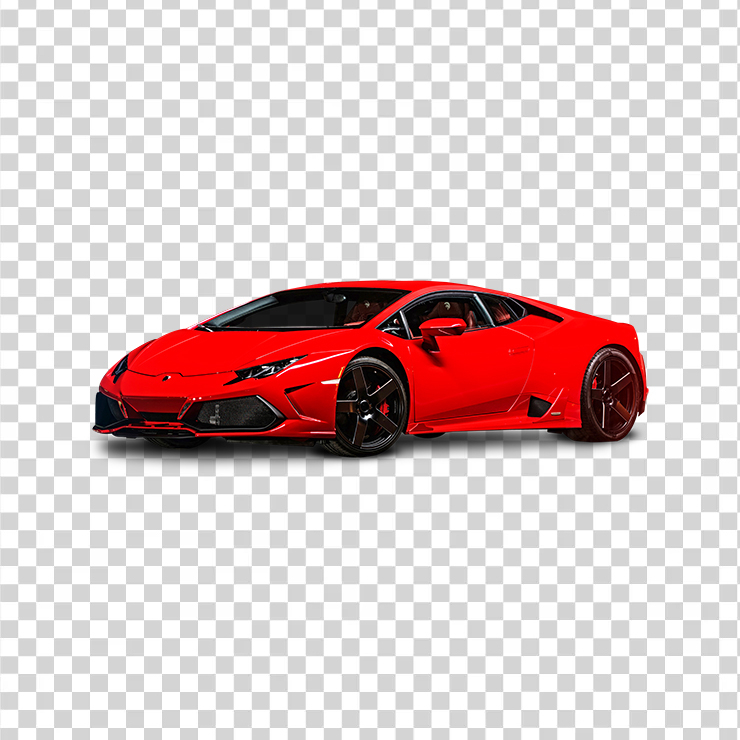 Red Lamborghini Huracan Car