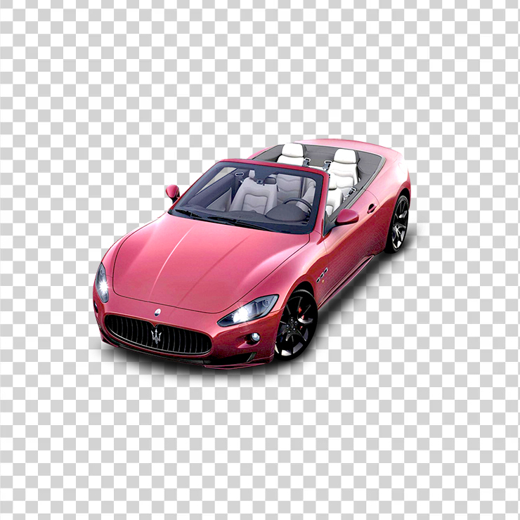 Red Maserati Grancarbio Sport Car