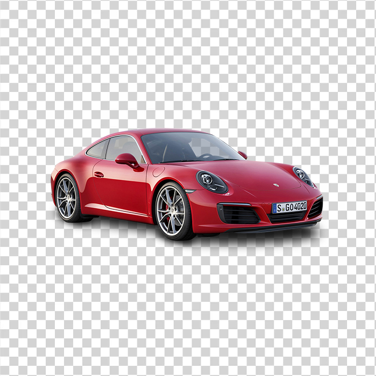 Red Porsche carrera Car